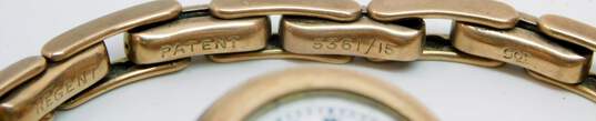 Vintage 9k Yellow Gold Swiss Made Watch 22.6g image number 5