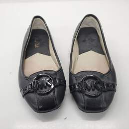 Michael Kors Women's Black Leather Flats Size 6.5M