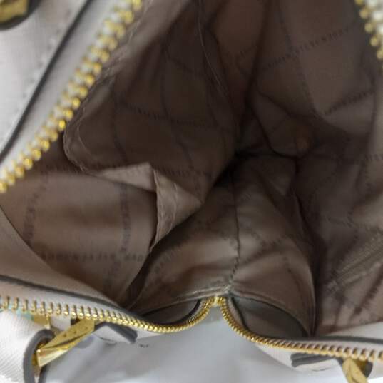 Steve Madden Ivory Leather Shoulder Bag Satchel image number 4
