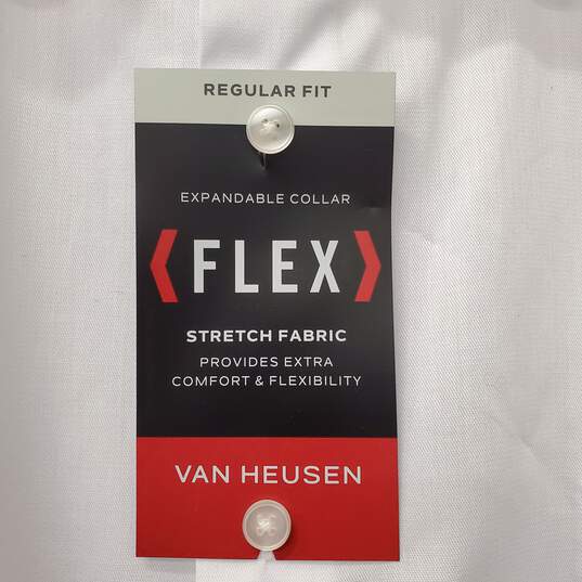 Van Heusen Men White Button Up XL NW image number 3