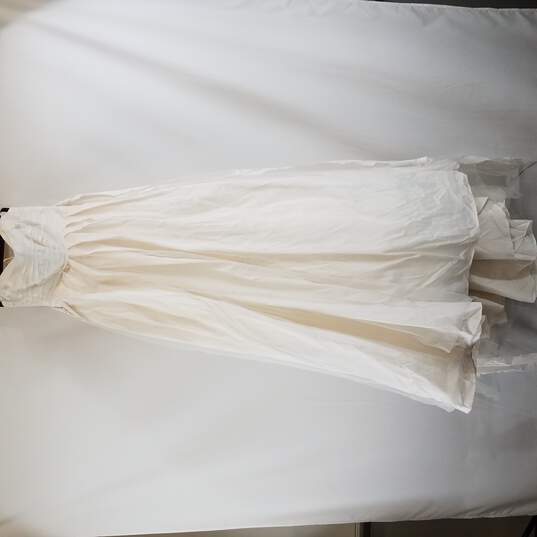 Vera Wang Womens Off White Wedding Dress S2 image number 1