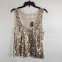 Abercrombie & Fitch Women Gold Top L NWT image number 1