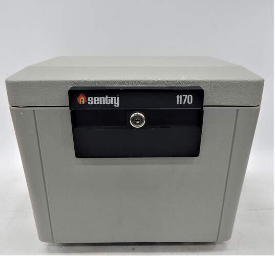 SentrySafe 1170 Fireproof Safe Security File Lock Box with Key image number 1