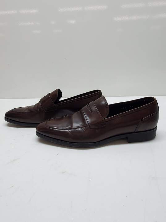To Boot New York Adam Derrick Dark Brown Leather Loafers Size 11 image number 2