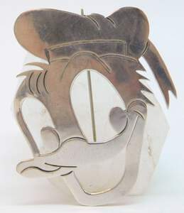 Vintage Taxco Sterling Silver Donald Duck Statement Brooch 16.4g