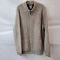 L.L. Bean Mens Brown Wool Zip Up Sweater Size XL Tall image number 1
