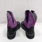 Ariat Women's Purple & Black Western Boots Size 8.5B image number 3