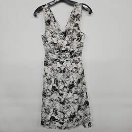 Black & White Floral Dress