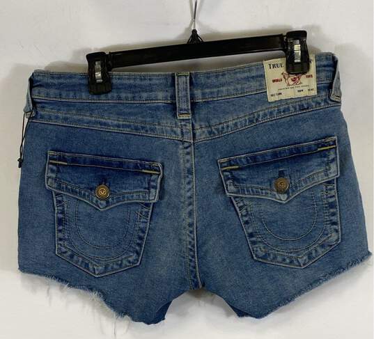 True Religion Blue Shorts - Size Small image number 2