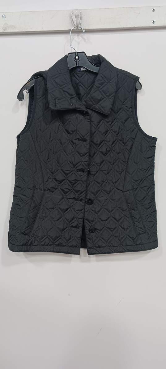 Land's End Women's Black Vest Size S image number 1