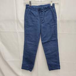 Polo Ralph Lauren Boys Cotton Blue Pants w Drawstring Size 7