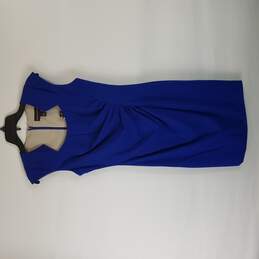 Dana Buchman Women Blue Midi Dress 4