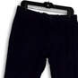 Mens Blue Flat Front Slash Pocket Straight Leg Chino Pants Size 31x30 image number 3