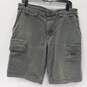 Duluth Trading Men's Gray Flex Fire Hose Relaxed Fit Cargo Shorts Size 36 image number 1