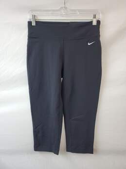 Nike Dri-Fit Black Cropped Yoga Pants Size M