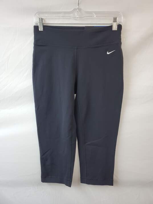 Nike Dri-Fit Black Cropped Yoga Pants Size M image number 1
