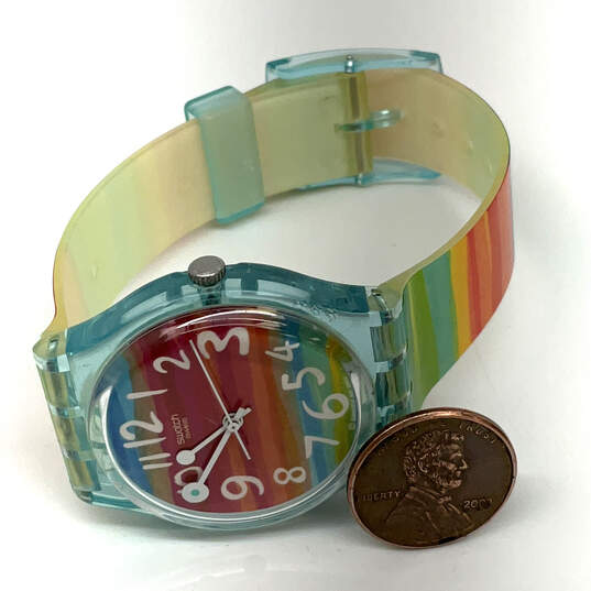 Designer Swatch GS124 Multicolor Dial Adjustable Strap Analog Wristwatch image number 2