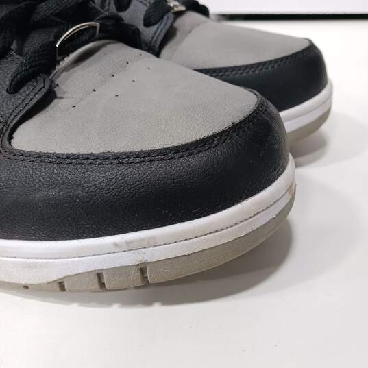 Men's Black & Gray Fubu Hightops Shoes Size 12 image number 6