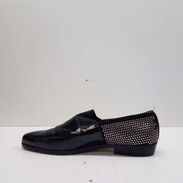 Armando Pollini Studded Black Patent Leather Loafers Size 42.5 EU/9.5 US alternative image