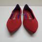 Rothy’s The Point Women Chili Red Pointed Toe Sz 7 image number 4