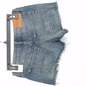 Lucky Brand Women Blue Cut Off Denim Shorts 0 NWT image number 3