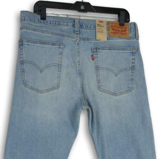 NWT Levi's Mens Light Blue 510 5-Pocket Design Skinny Leg Jeans Size 34X34 image number 4
