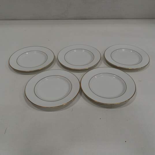 Set of 5 Gibson China Bread Plates image number 1