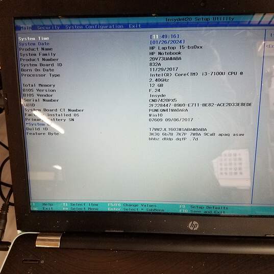 HP Laptop 15in Intel i3-7100U@2.4GHz CPU 12GB RAM & HDD image number 10