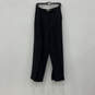 NWT Womens Black Notch Lapel Two Piece Blazer And Pants Suit Set Size 10P image number 4