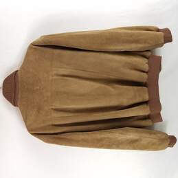 Cabra Antilopada Men Brown Leather Jacket L alternative image