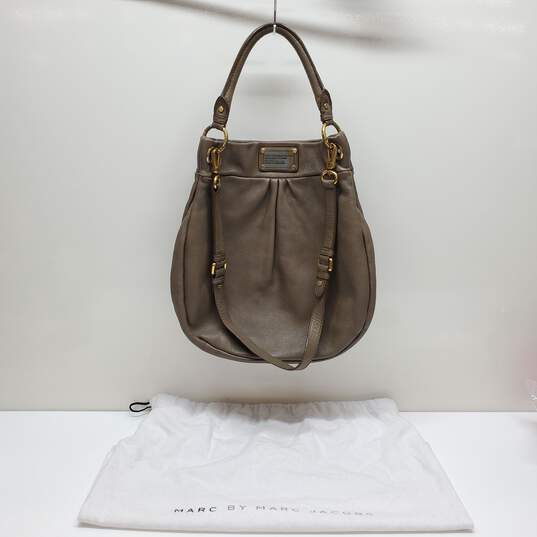 Marc By Marc Jacobs Classic Q Hillier Hobo Crossbody Leather Bag image number 1