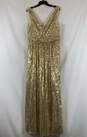 Kate Kasin Gold Casual Dress - Size X Large image number 1