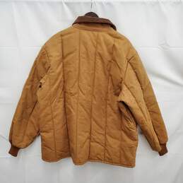 VTG Blizzard Purf MN's Quilted Canvas Tan Color Insulated Jacket Size 2X alternative image