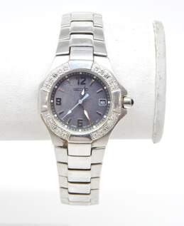Seiko 372325 Sapphire Crystal Diamond Accent Stainless Steel Ladies Watch 59.3g alternative image