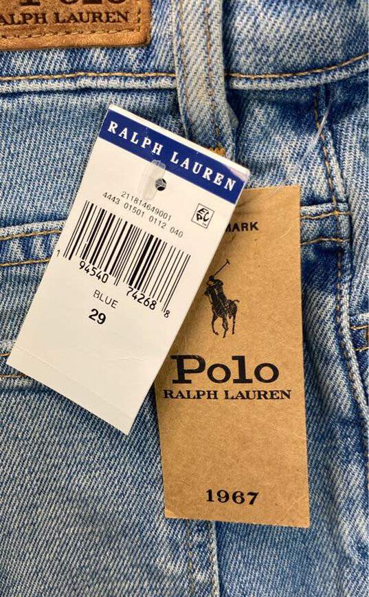Polo by Ralph Lauren Women Blue Cropped Jeans- Sz 29 NWT image number 5