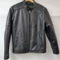 Andrew Marc New York Black Leather Jacket Men's M image number 1
