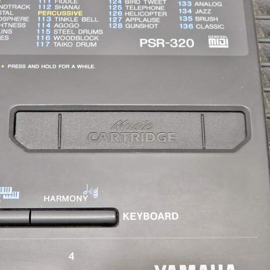 Yamaha Model PSR-320 Portatone Electronic Keyboard/Piano image number 7