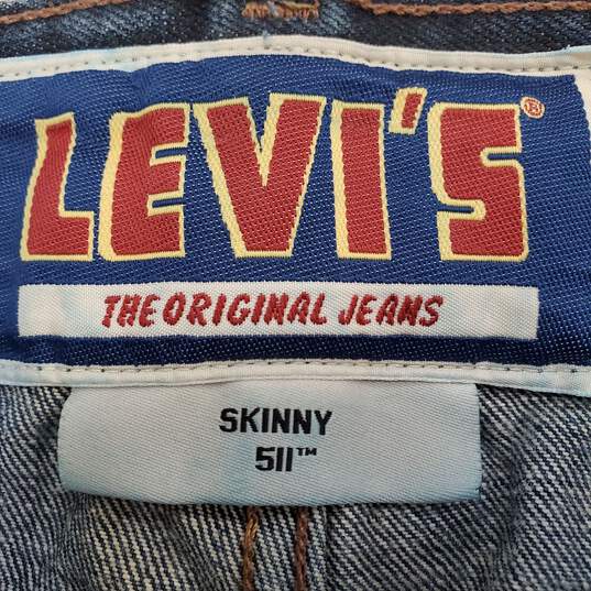 Levi's The Original Jeans Men Blue Jeans Sz W33 image number 3
