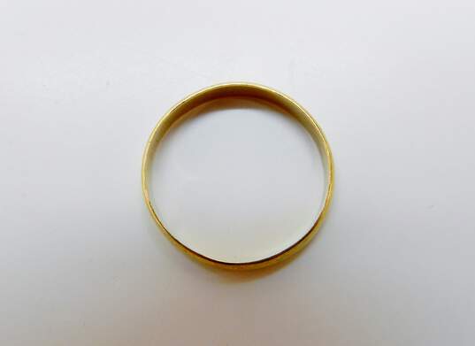 14K Yellow Gold 4mm Wide Band Ring 2.6g image number 3