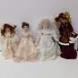 Bundle of 6 Assorted Porcelain Dolls w/Clothing image number 4