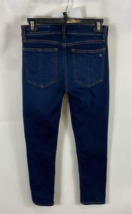 Rag & Bone Womens Blue Dark Wash Low Rise 5 Pocket Denim Skinny Jeans Size M alternative image
