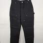 LOOSE FIT FIRM DUCK DOUBLE-FRONT UTILITY WORK PANT image number 1