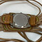 Designer Silpada Silver-Tone Brown Multilayer Strap Analog Wristwatch image number 4