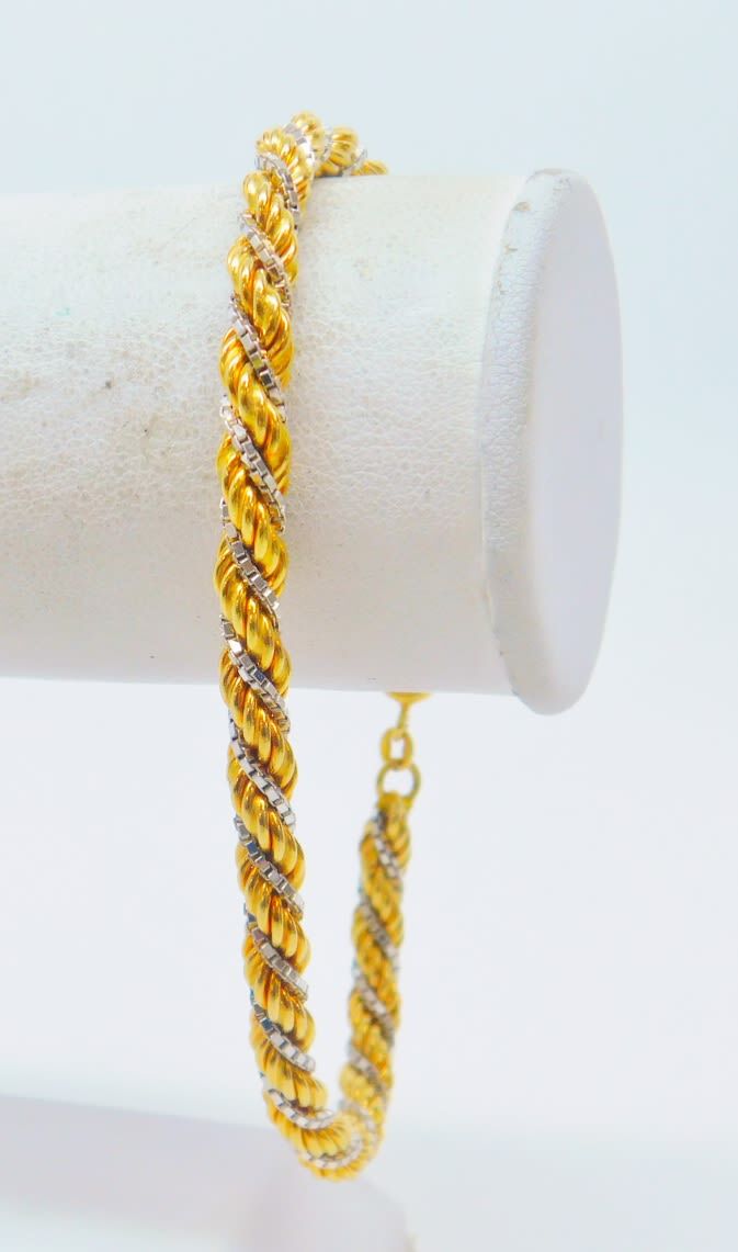 14kt SOLID Yellow Gold Rolo Link Bracelet 8.5 Inch 16 grams 7 MM | eBay