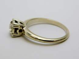 Vintage 14K White Gold 0.25 CT Diamond Solitaire Engagement Ring 2.7g alternative image
