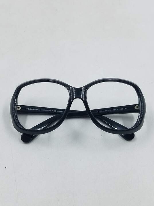 D&G Black Oversized Eyeglasses image number 1