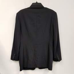 Gianni Versace Mens Navy Blue Long Sleeve Single Breasted Blazer Size Small alternative image