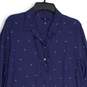 Gap Womens Navy Blue Henley Neck Long Sleeve Pullover Tunic Top Size Large image number 3