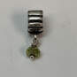 Designer Pandora 925 ALE Sterling Silver Green Crystal Stone Dangle Charm image number 4