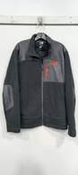 The North Face Men's Gray Gordon Anza Full Zip Fleece Sweater Jacket Size XL image number 1